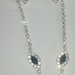 Elegant Silver and Black Necklace